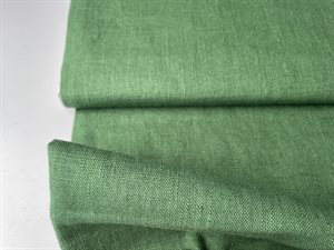 Fastvævet hør - blød fin vasket kvalitet i mørk grøn